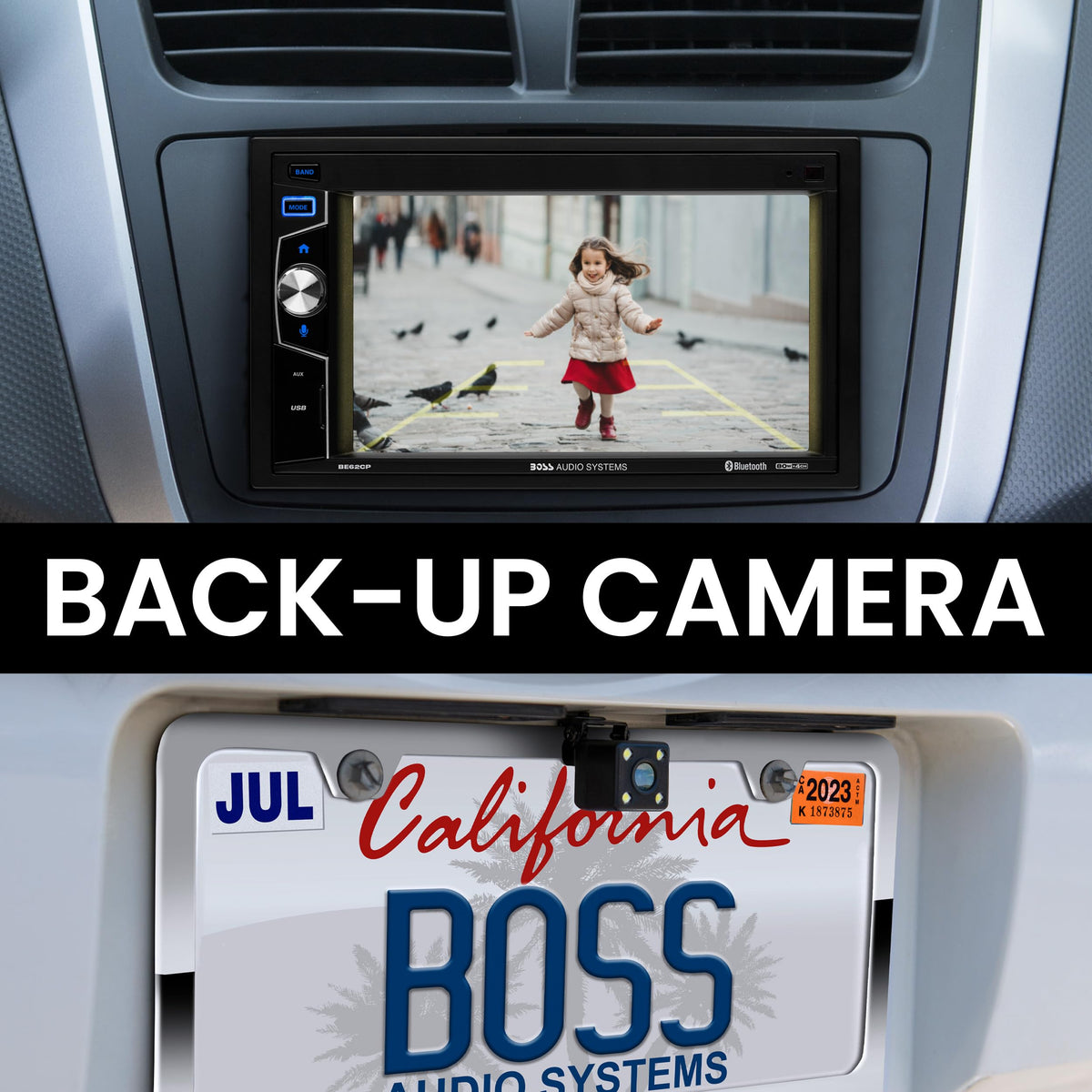 BOSS BE62CP-C USB and SD inputs provide flexible media connectivity.