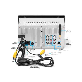 BOSS Elite BE7ACP.WX included microphone and brackets simplify installation.