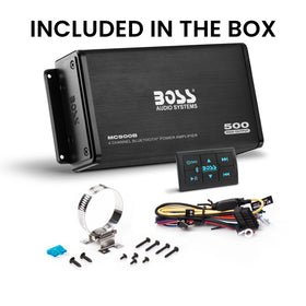 BOSS MC900B compact chassis fits ATV, UTV, car, or marine setups.