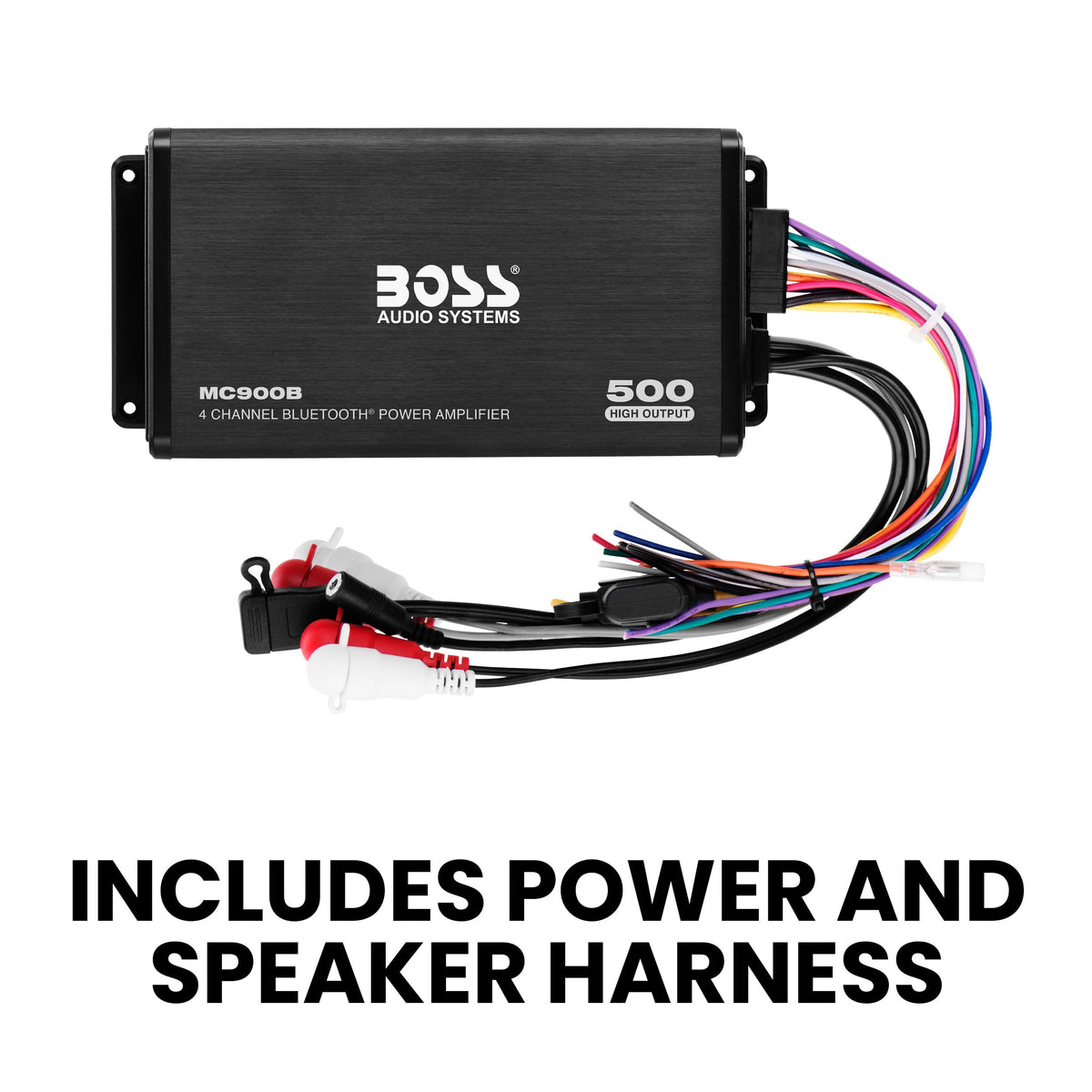 BOSS MC900B weatherproof connectors guard against corrosion in outdoor conditions.