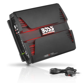 BOSS PF1800 front panel with multi-LED backlighting for stylish car audio
