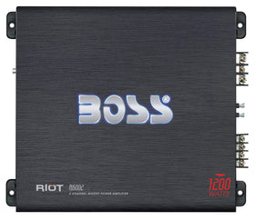 BOSS Audio Systems R6002 amplifier front view for enhanced car audio power