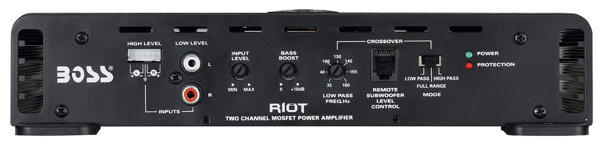 BOSS Audio Systems R6002 remote sub control enables convenient bass tuning