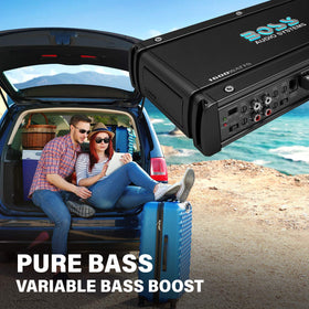 OX4.400 in bridge mode boosts output for subwoofers and speakers