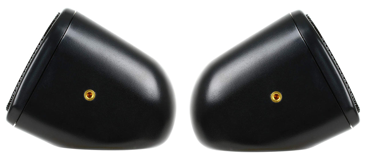 BOSS Audio Systems AVA6200 driver detail showing tweeter and midrange for improved clarity