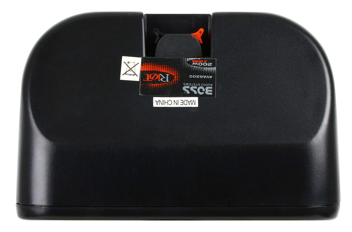 BOSS Audio Systems AVA6200 mounted on boat rail demonstrating marine-ready placement