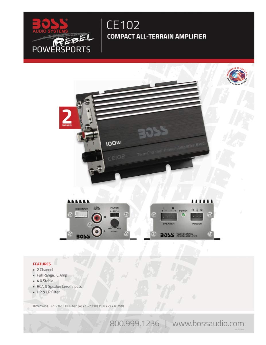 Boss CE102 warranty coverage, 6-year platinum online dealer support