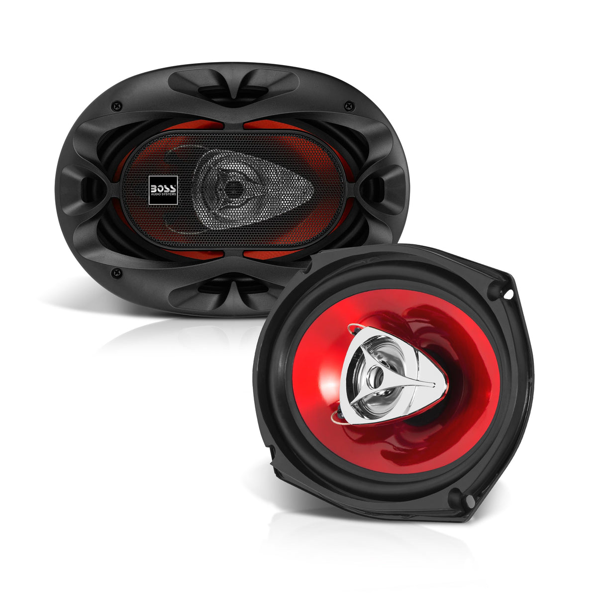 BOSS Audio Systems CH6930 front view showing grille and fit for improved styling