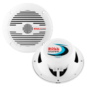 BOSS Audio Systems MR50W front view showing grille and design for weatherproof benefit