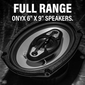 BOSS Audio Systems installed in car door illustrating easy integration and enhanced sound