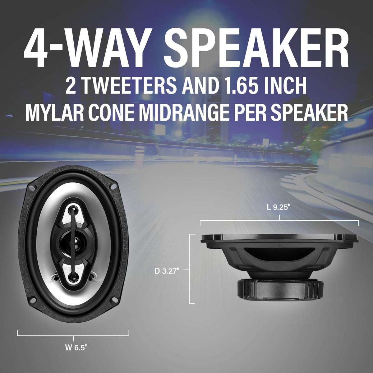 BOSS Audio Systems speaker with grill attached demonstrating protection and clean look