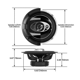 BOSS Audio Systems detailed view of tweeters demonstrating crisp high-frequency response