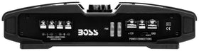 BOSS Audio Systems PT1600 bridged wiring diagram illustration showing how to combine channels for more power