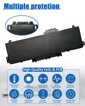 bossfulton battery installed inside HP laptop demonstrating restored portability and runtime
