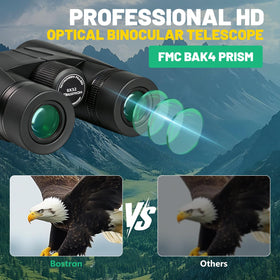 BOSTRON 8x32 binoculars FMC optics for bright distant scenes