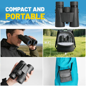 BOSTRON 8x32 binoculars adjustable eyecups for glasses wearers