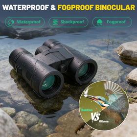 BOSTRON 8x32 binoculars include a phone adapter for sharing moments
