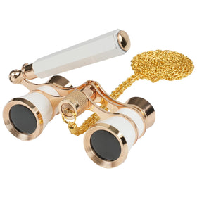 BOSTRON opera glasses front view showing elegant vintage look and clear optics