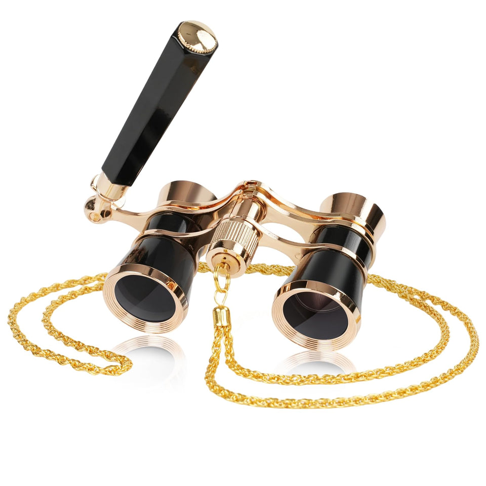 BOSTRON front view of opera glasses highlighting elegant design and portability