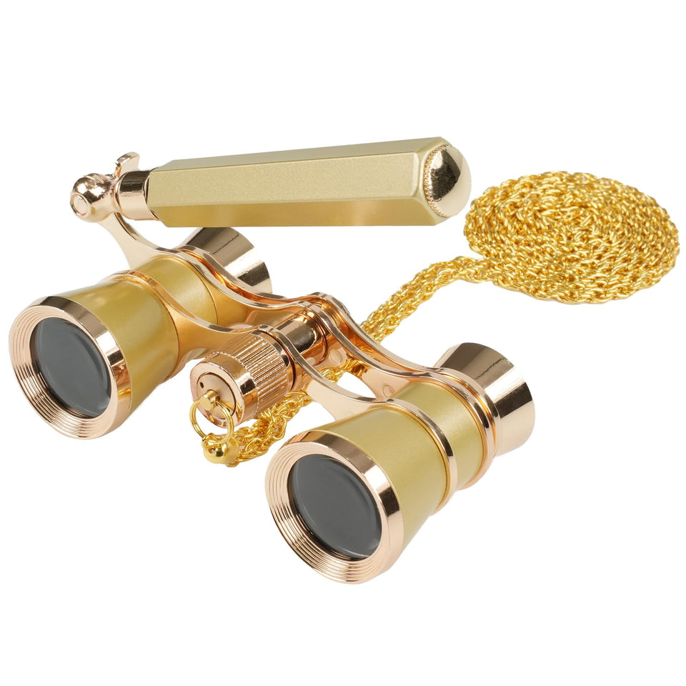 BOSTRON front view showing elegant opera glasses and clear optics benefit