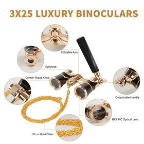 BOSTRON binoculars in a hand showing compact size for easy carrying