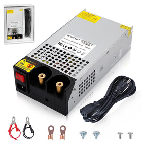 Bosytro 12V power supply front view for easy access and quick setup