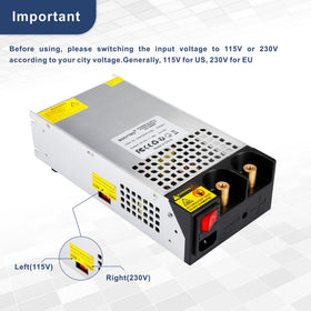 Bosytro 12V power supply used for LED strip lighting with reliable performance