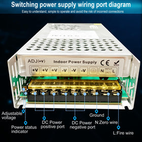 BOSYTRO 24V power supply status indicator showing operating state clearly.