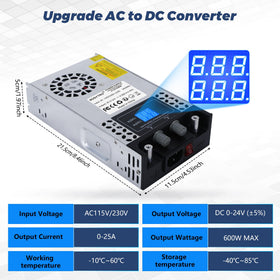 Bosytro AC-DC converter adjustable output voltage for versatile uses