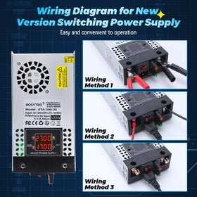 BOSYTRO aluminum shell power supply with cooling design maintains safe temperatures.