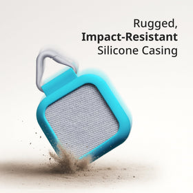 BoT Talk mint silicone cover backpack attachment improves security.