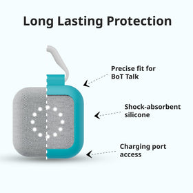 BoT Talk mint silicone cover high visibility color for easy spotting.