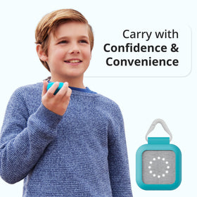 BoT Talk mint silicone cover soft texture for comfortable grip.