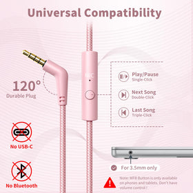 Botesty Sound 3.5mm jack compatibility suits tablets, laptops, and MP3 players.