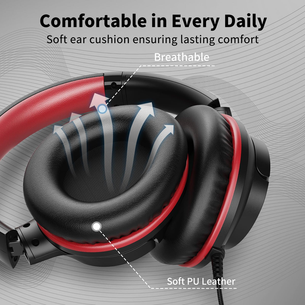 Botesty Sound adjustable headband with rotating cups for a personalized fit