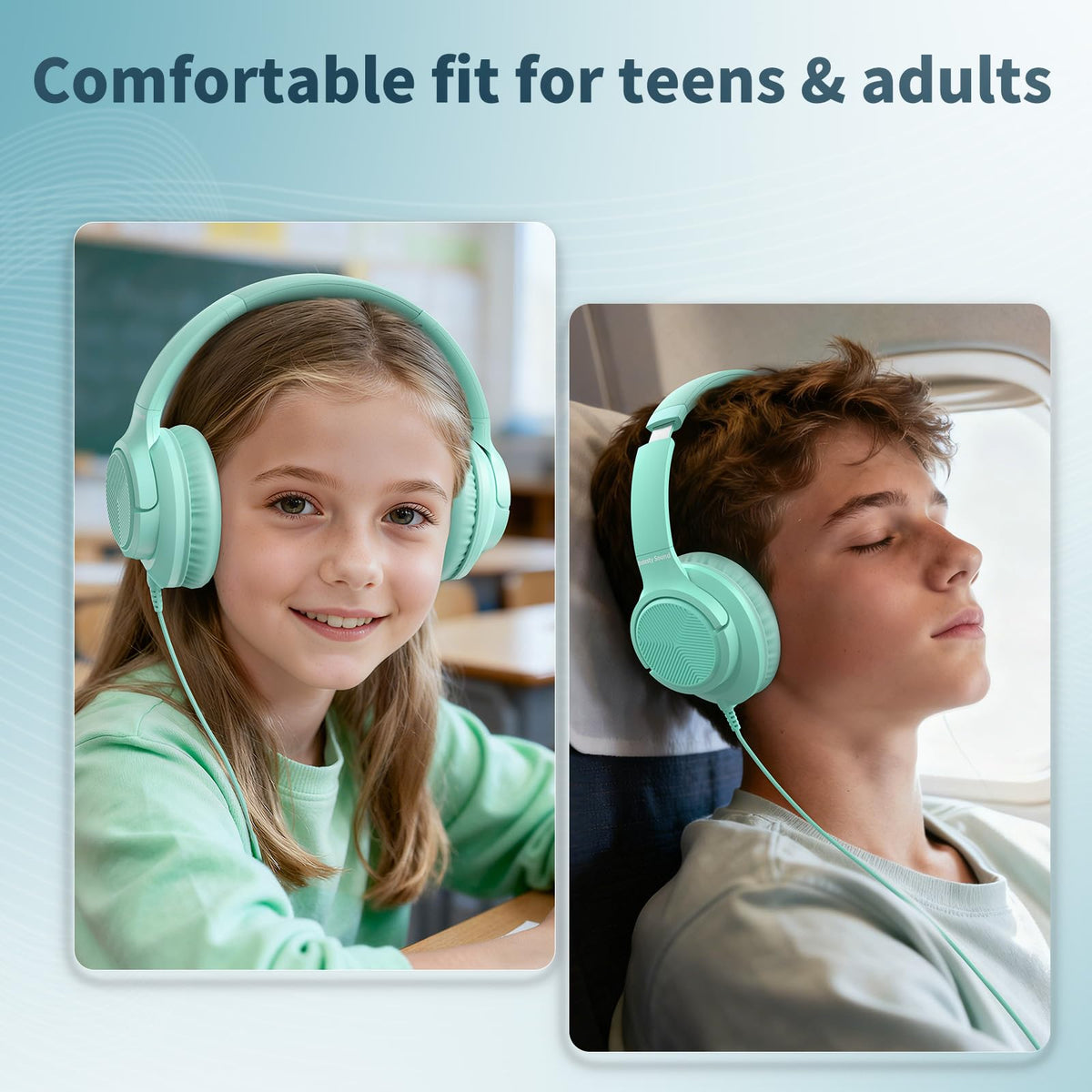 Botesty Sound headphones with mic on the cable for hands-free calls