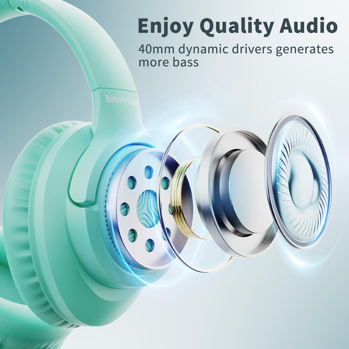 Botesty Sound compatible with tablets and laptops via 3.5mm jack