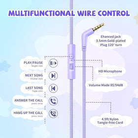 Botesty Sound headphones with 3.5mm jack for broad compatibility