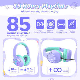 Botesty Sound Kids Headphones offer up to 85 hours battery life for long trips