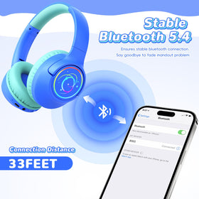 Botesty Sound kids headphones built with BPA-free, durable materials for active kids.