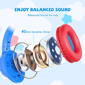 Botesty Sound Kids Headphones foldable design for easy storage.