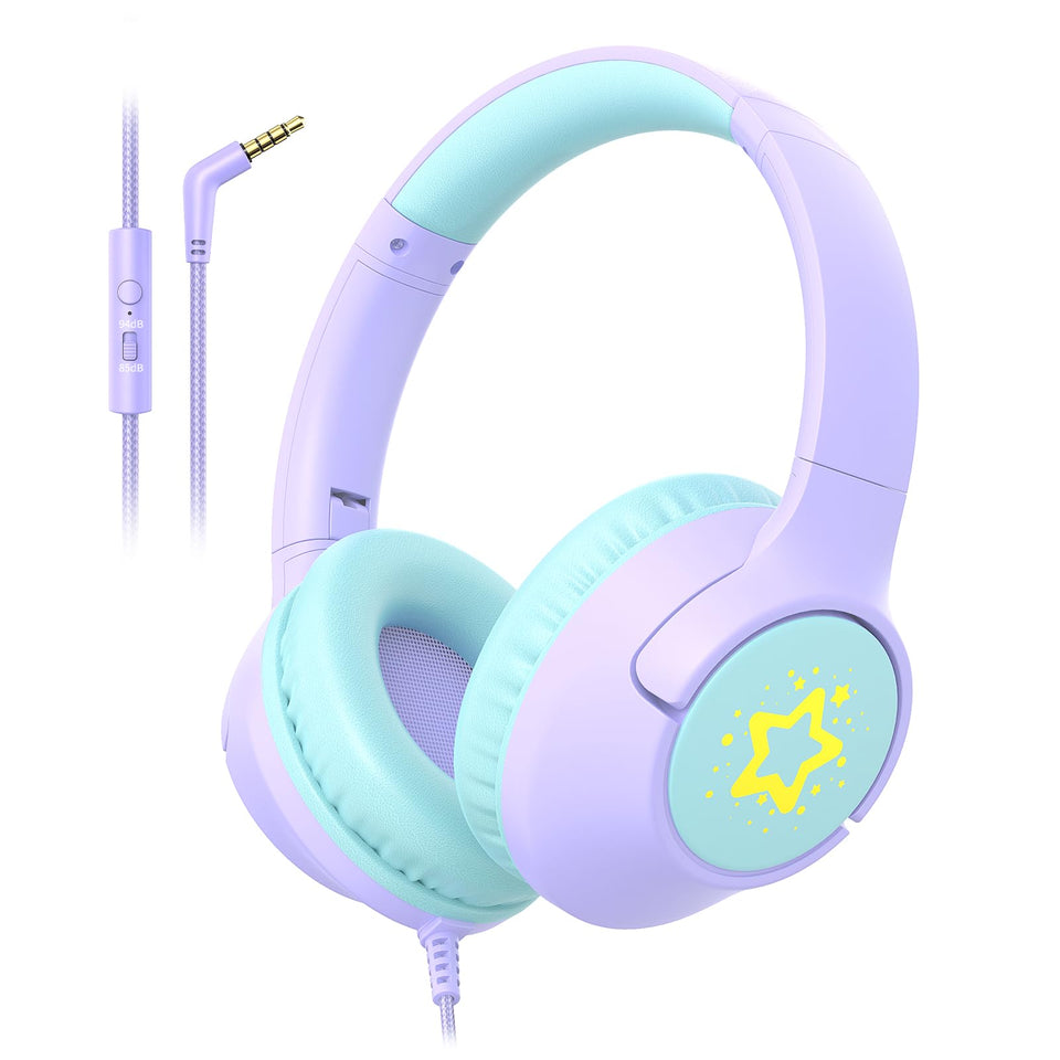 Botesty Sound kids headphones foldable design for compact travel and storage