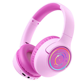 Botesty Sound kids headphones in fuscia pink offering a comfy fit for long listening sessions