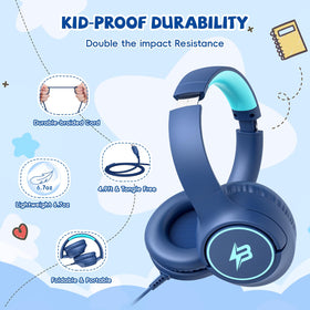 Built-in microphone and inline controls support online learning and calls.