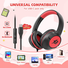 Botesty Sound over-ear kids headphones with soft cushions for comfortable all-day wear