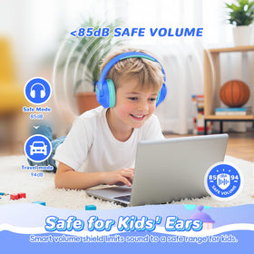 Botesty Sound kids headphones with rotatable ear cups for a comfortable fit.