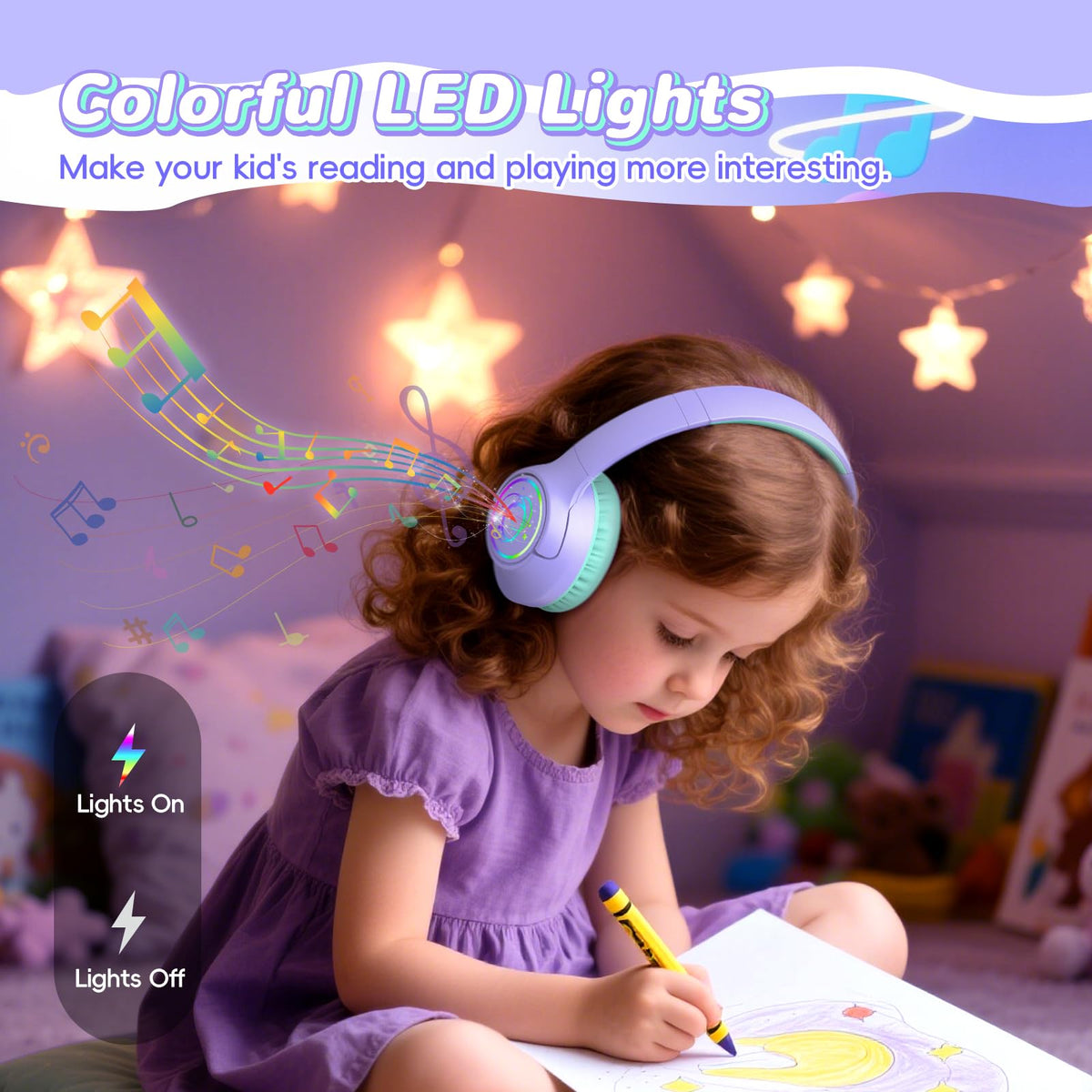 Botesty Sound Kids Headphones with volume limiter for safer listening at home
