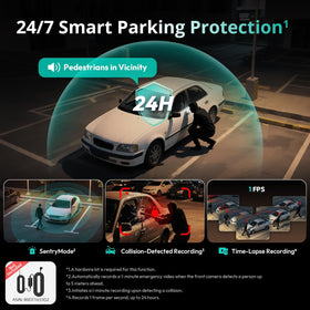 BOTSLAB 24/7 parking mode records events while you are away.