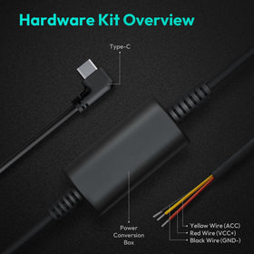 BOTSLAB ACC hardwire kit included for continuous power and parking setup.