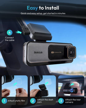 BOTSLAB simple front and rear camera installation with clean setup